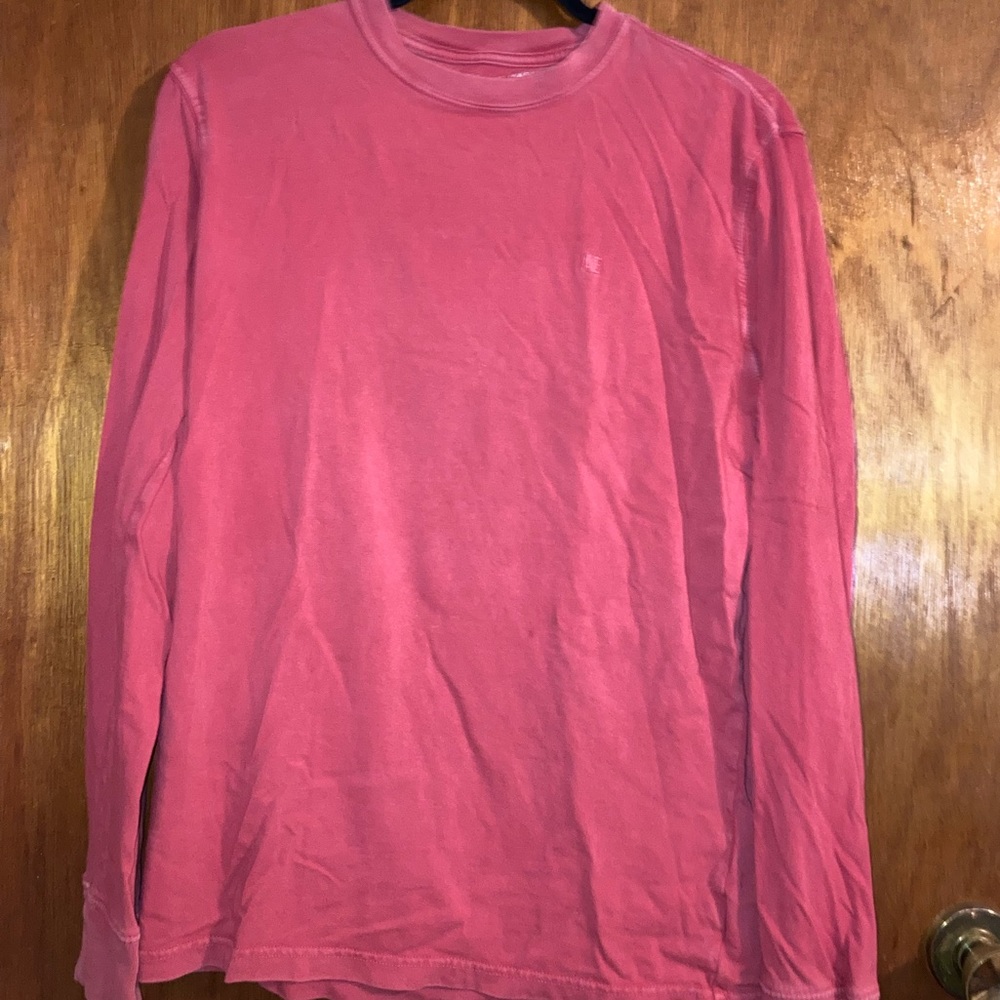 American Eagle Long Sleeve Red Men Small